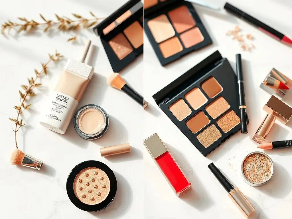 Różnica między makijażem naturalnym a pełnym makijażem glamour